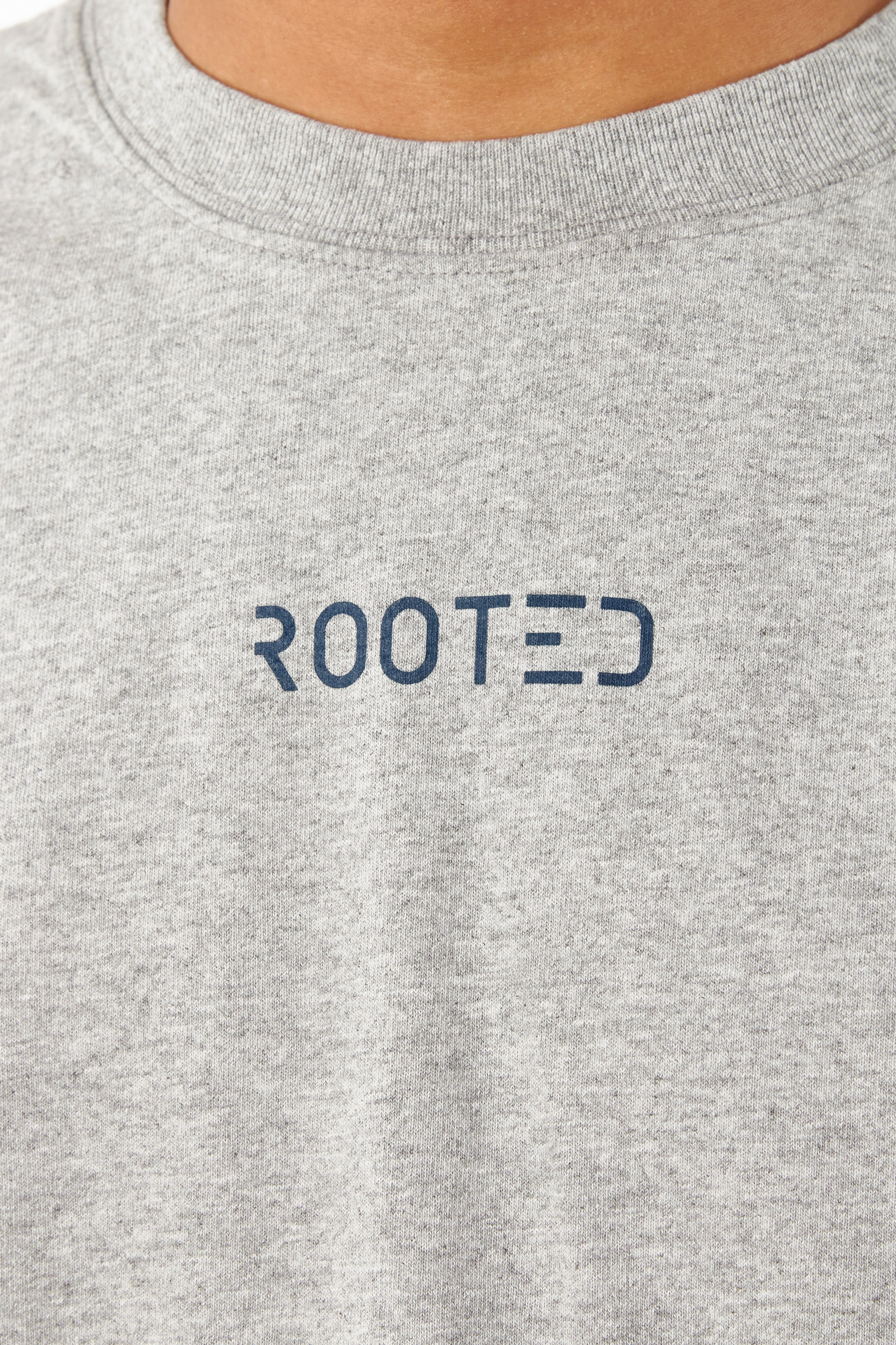 ROOTED Shop Tee 'Grey' - ROOTED