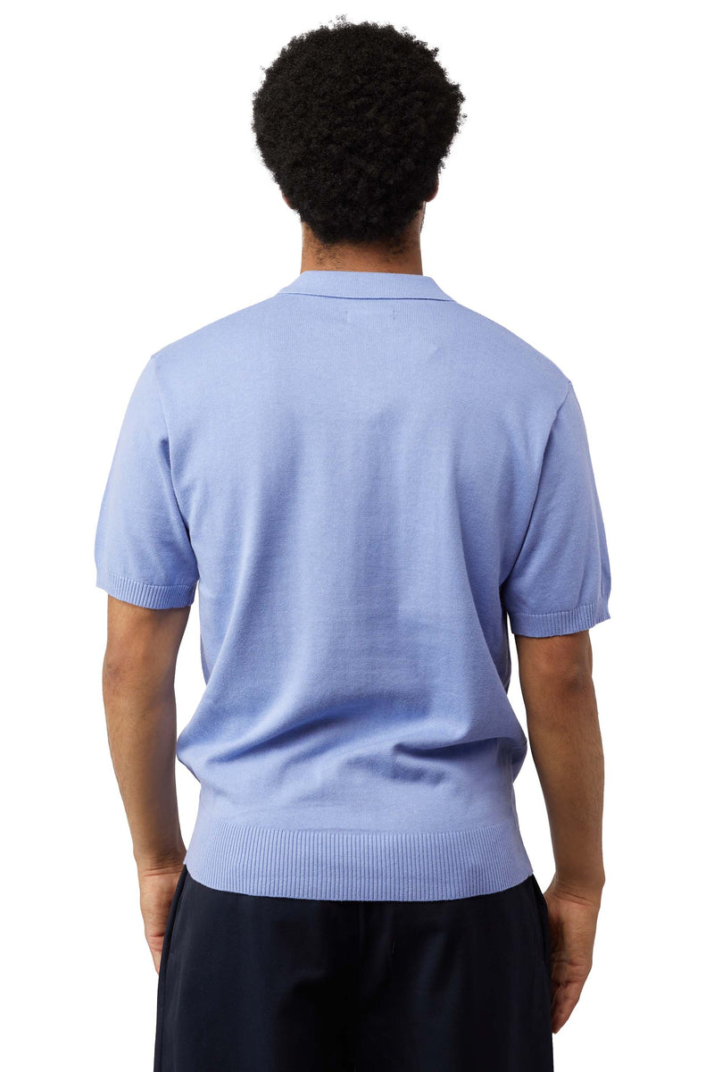 Stussy Classic SS Polo Sweater - 'Blue' | ROOTED