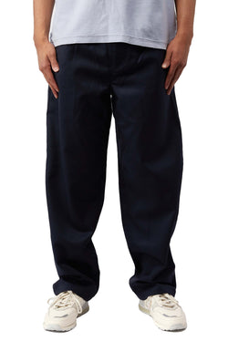 Stussy Volume Pleated Trouser   'Navy'   ROOTED