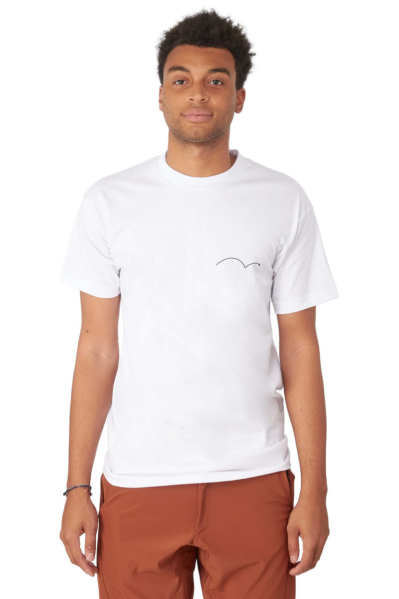 WHIM Mens Bouncing Ball Tee 'White' - ROOTED