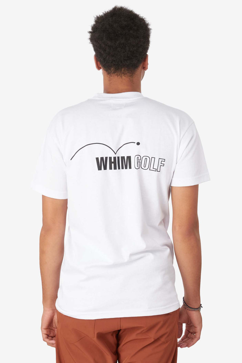 WHIM Mens Bouncing Ball Tee 'White' - ROOTED