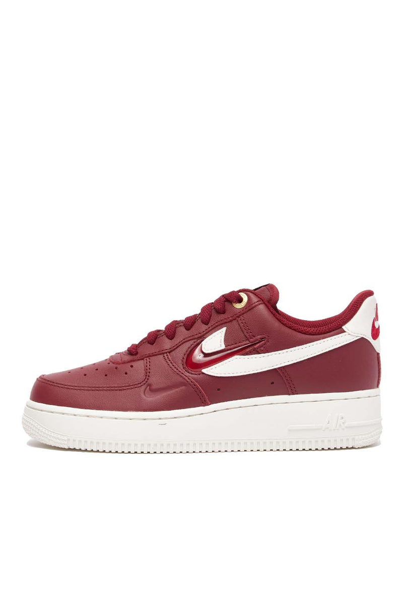 Nike Womens Air Force 1 Premium Shoes 'Team Red/Sail' | ROOTED
