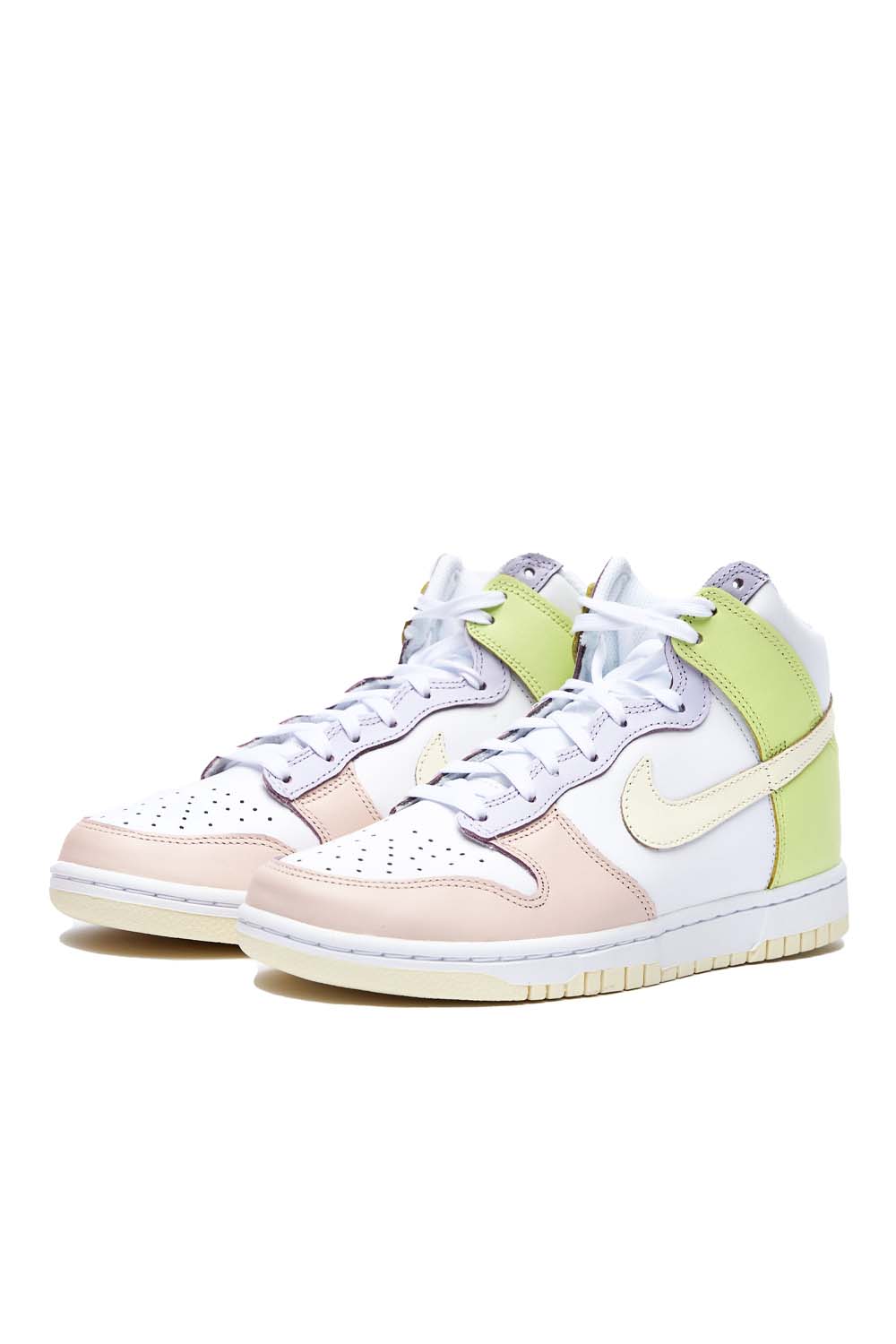 Womens Nike Dunk High 'White/Lemon Twist' - ROOTED