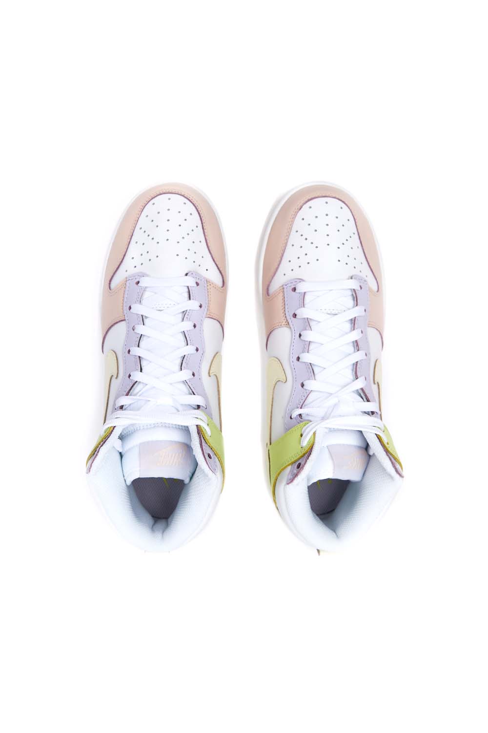 Womens Nike Dunk High 'White/Lemon Twist' - ROOTED