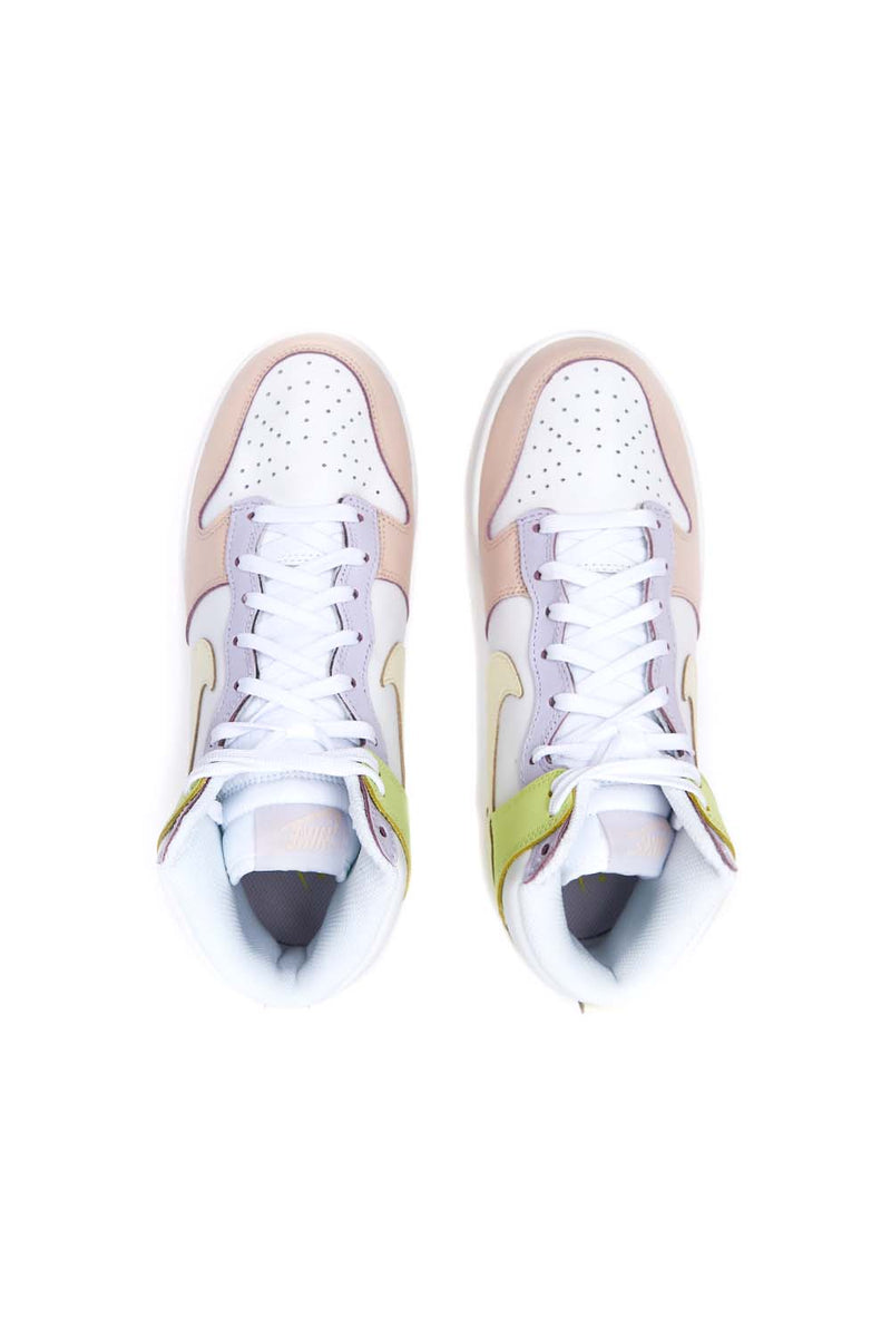 Womens Nike Dunk High 'White/Lemon Twist' - ROOTED