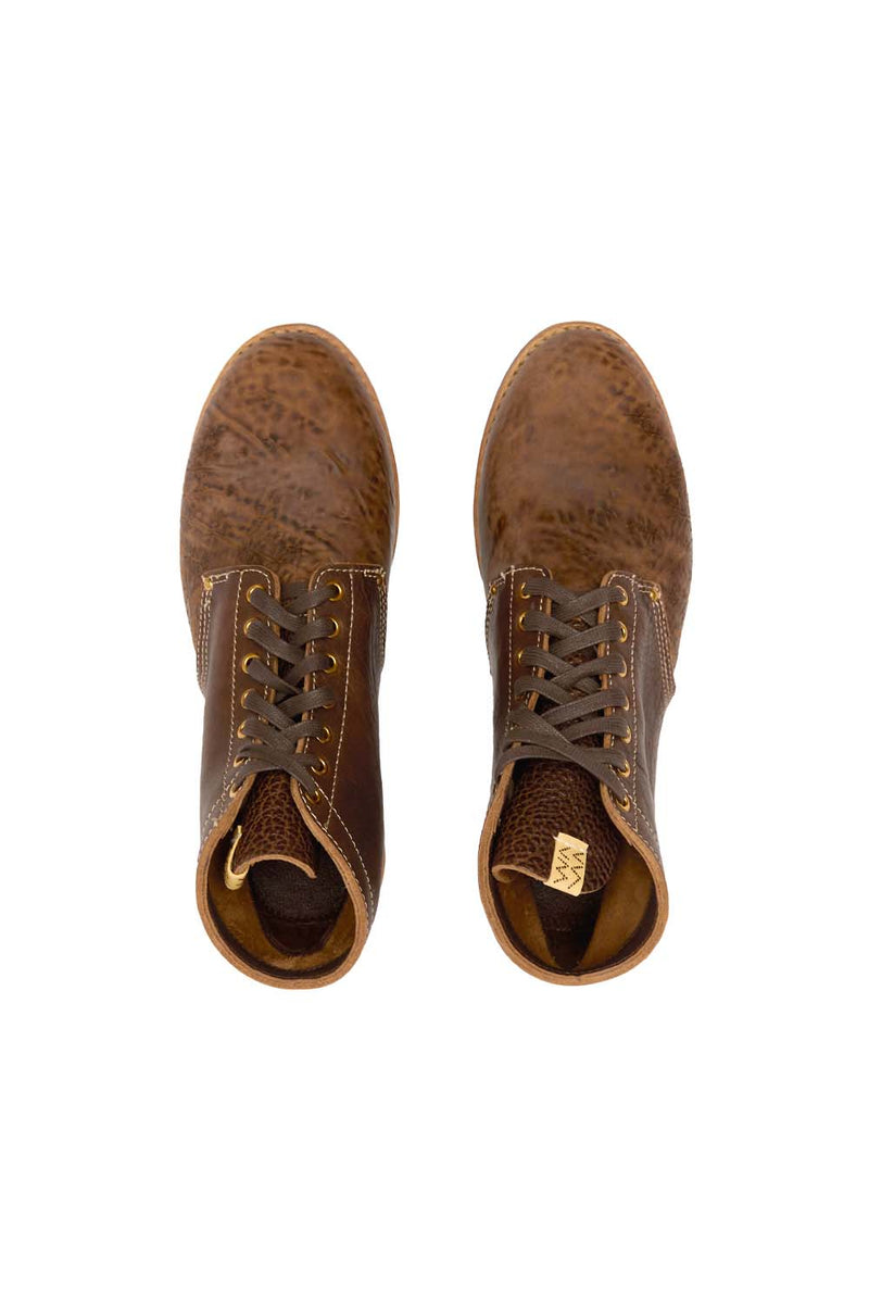 Visvim Mens Brigadier Boots Folk Shoes | ROOTED